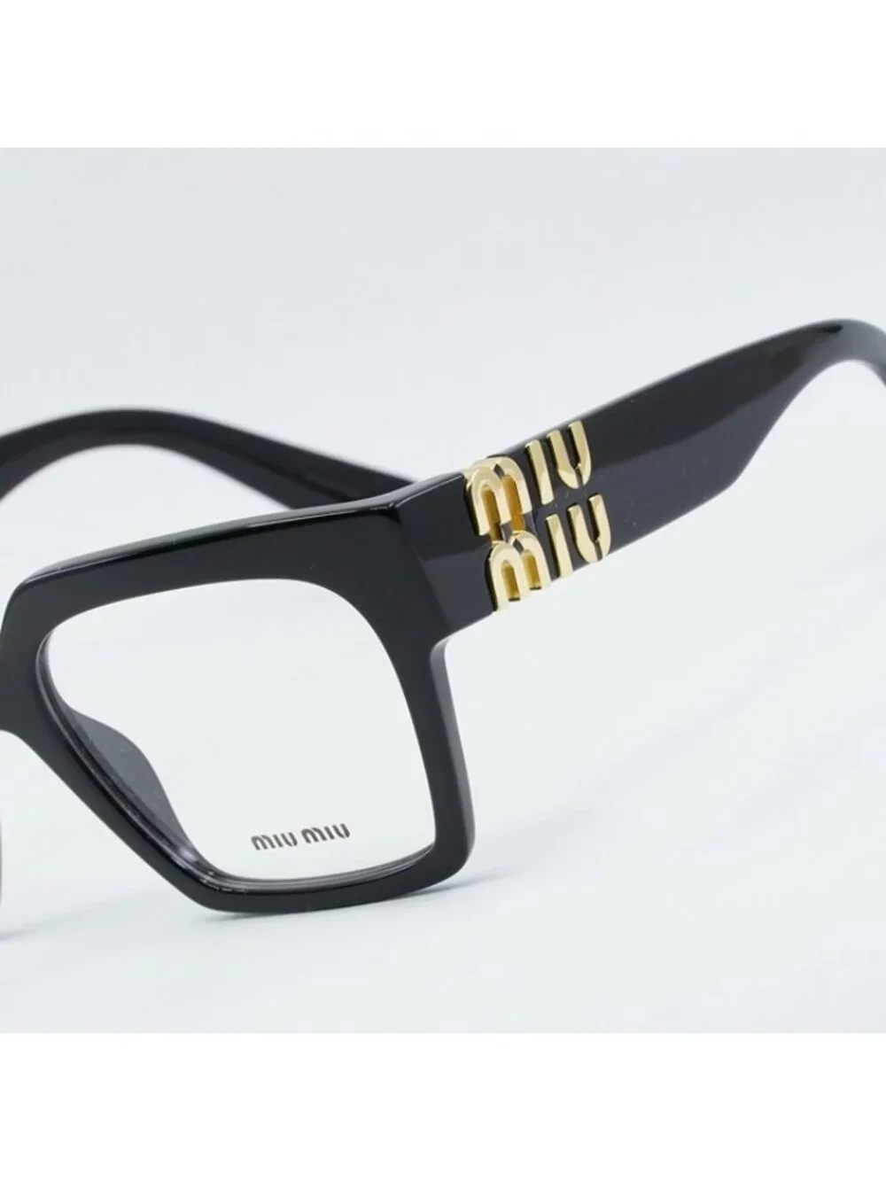 Miu Miu MU04UV 1AB1O1 Eyeglasses Black 52mm Square Frame